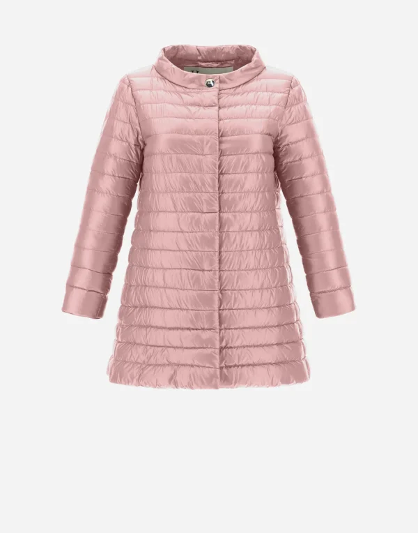 Herno Long Down Jackets | A-Shape Light Pink