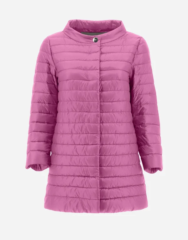 Herno Long Down Jackets | A-Shape Periwinkle
