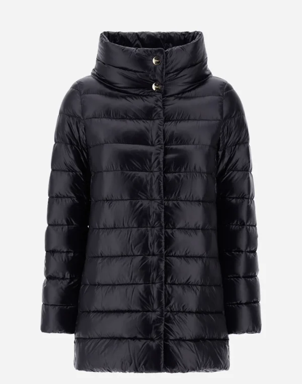 Herno Long Down Jackets | A-Shape Black
