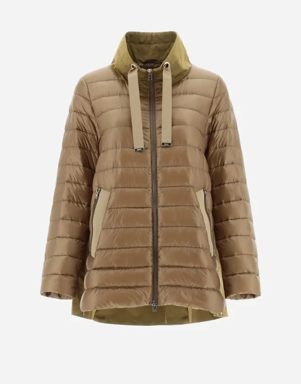 Herno Long Down Jackets | A-Shape Camel