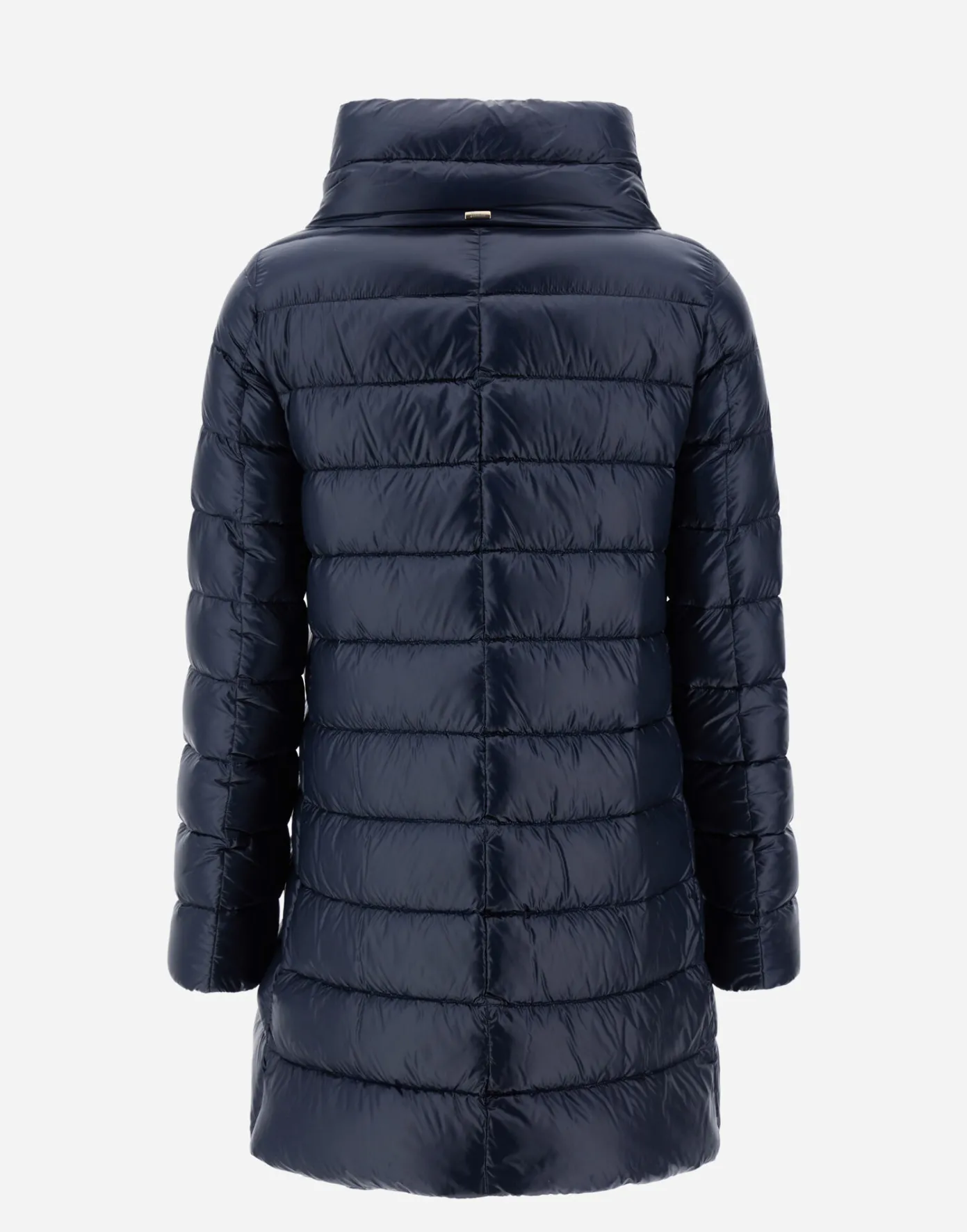 Herno Long Down Jackets | A-Shape Navy Blue