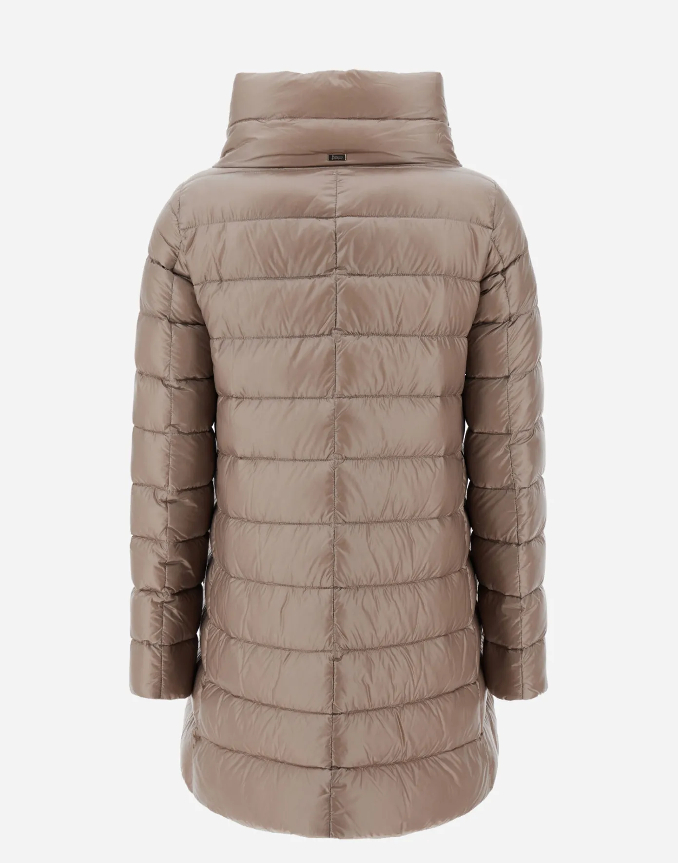 Herno Long Down Jackets | A-Shape Light Taupe