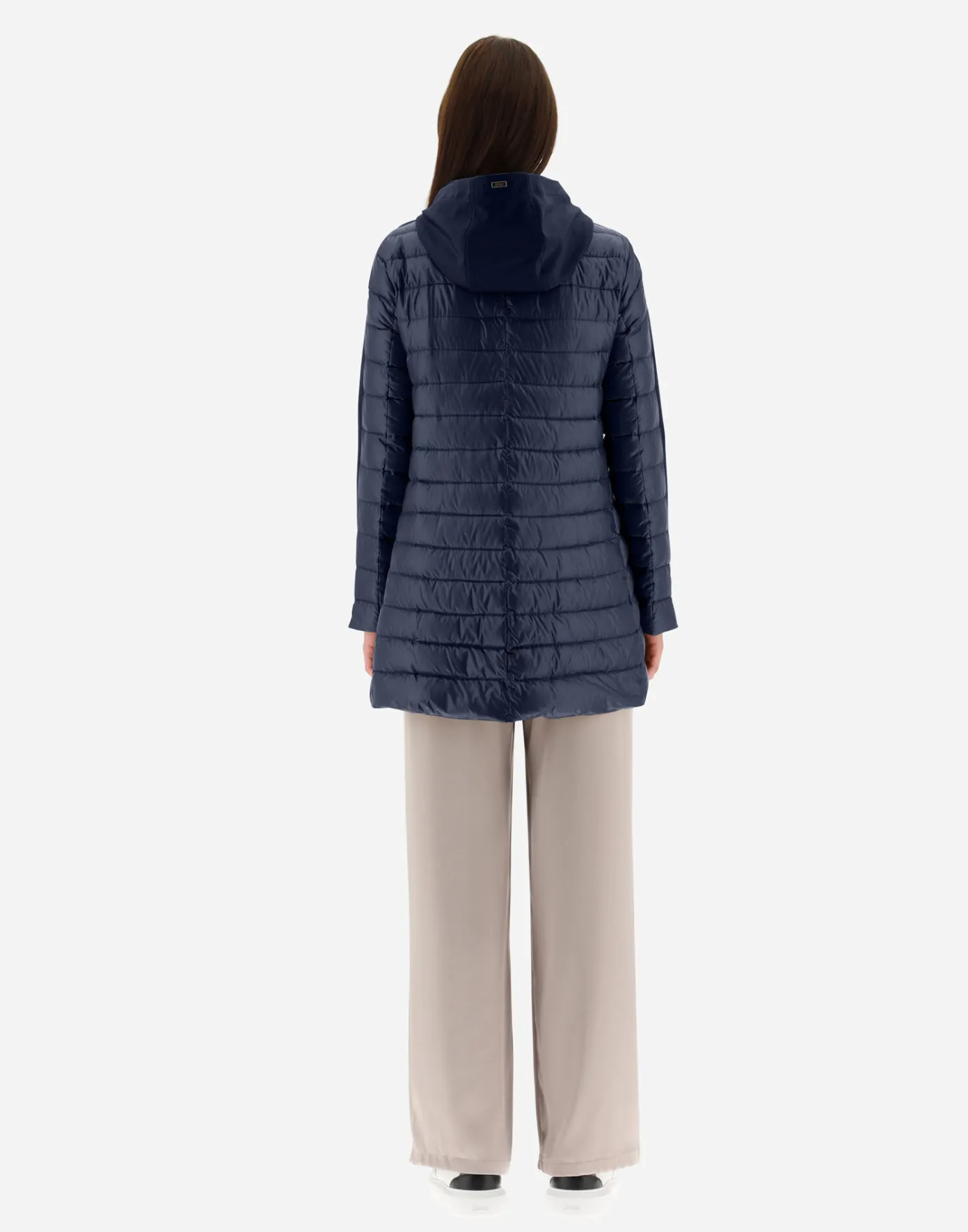 Herno Long Down Jackets | A-Shape New Blue