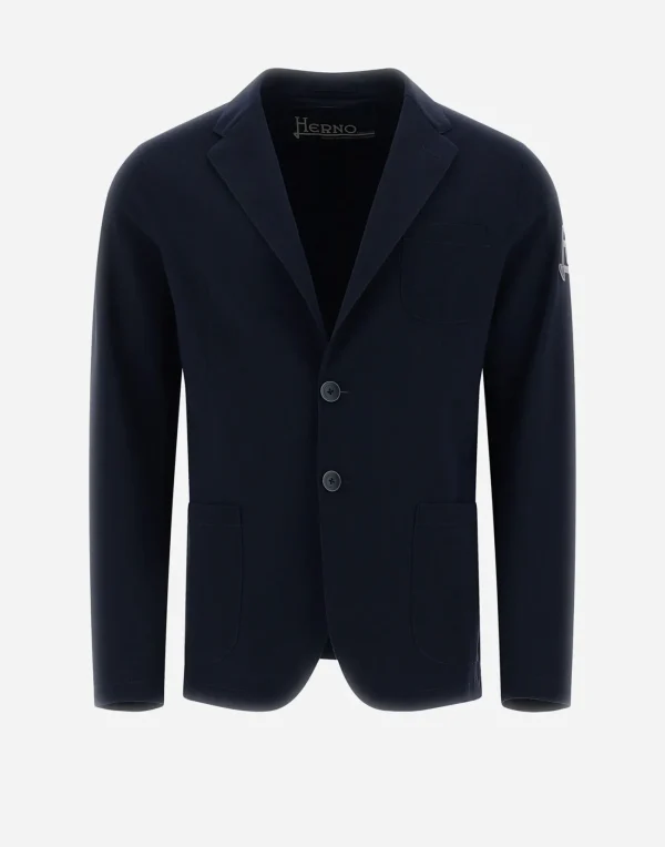 Herno Blazers | Blazers Navy Blue