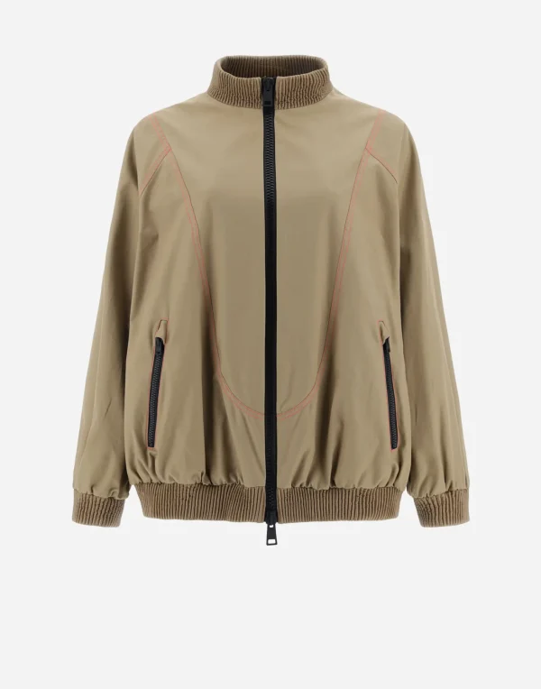 Herno Bomber | Bomber Camel/Neon Pink