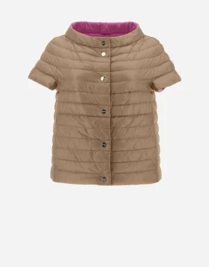 Herno Capes | Capes Camel/Pink