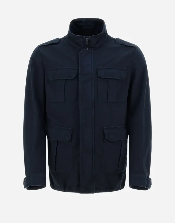 Herno Field Jacket | Field Jacket Blue