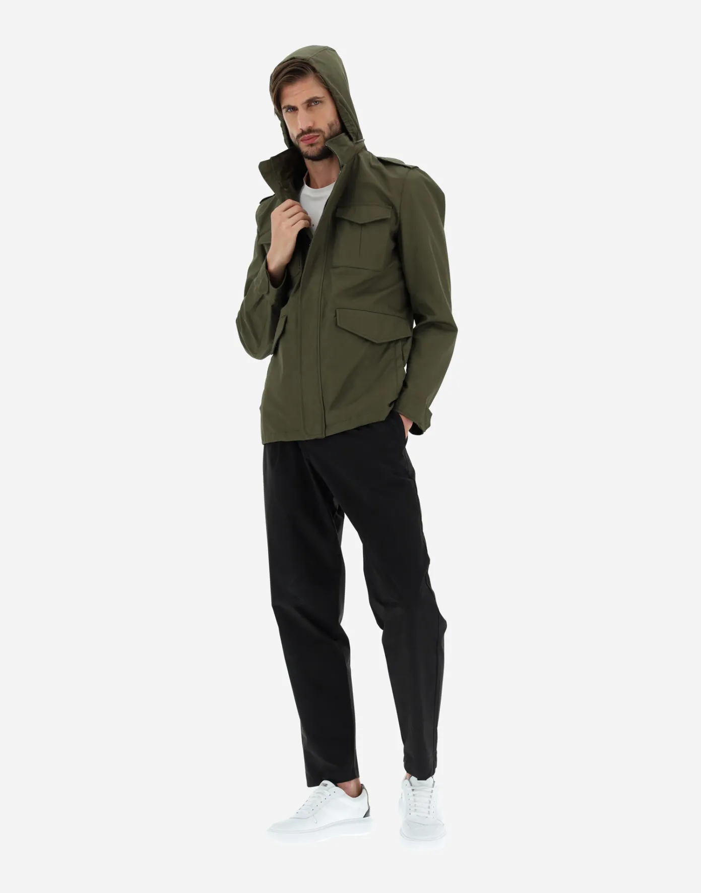 Herno Field Jacket | Field Jacket Light Military