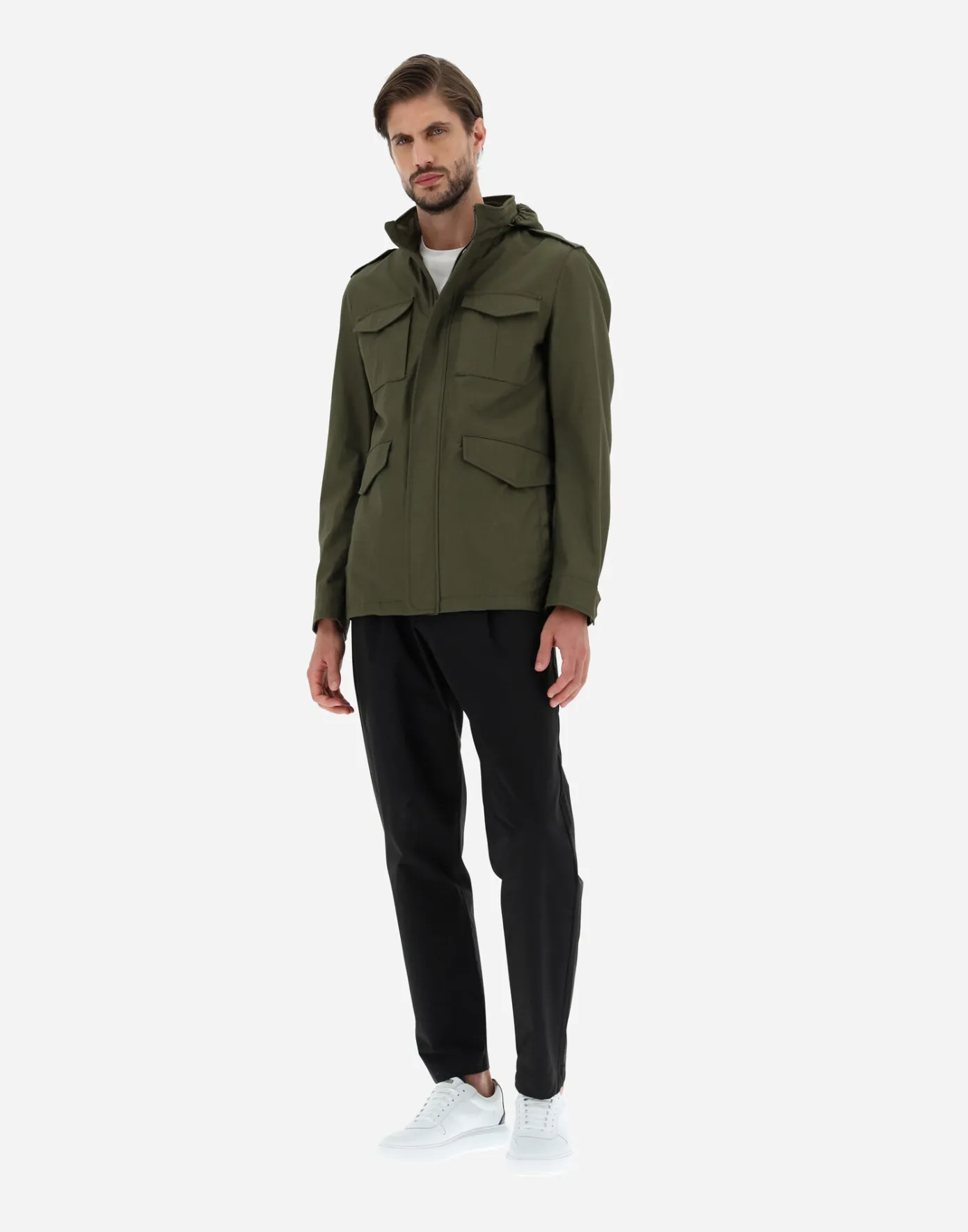 Herno Field Jacket | Field Jacket Light Military