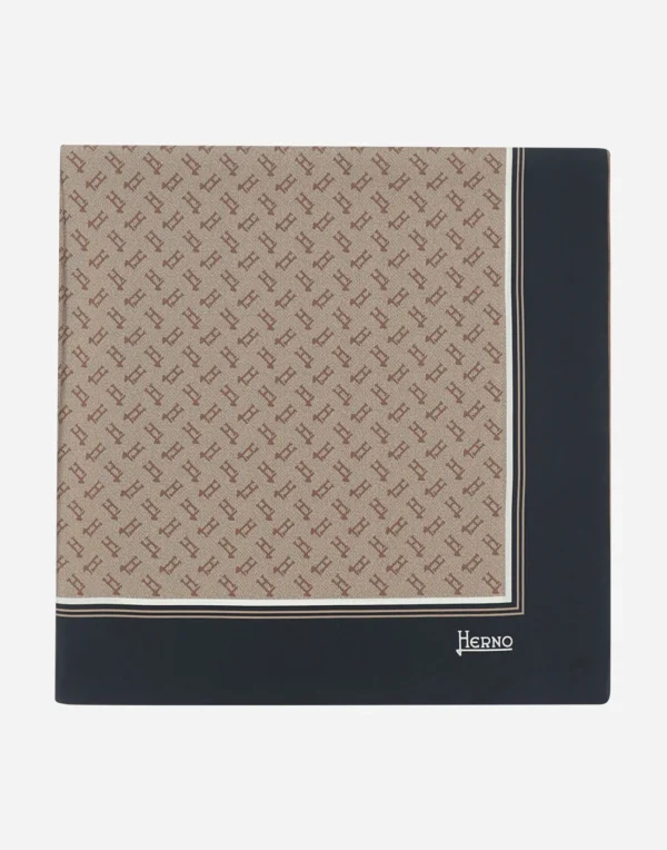 Herno Foulard | Foulard Blue/Camel
