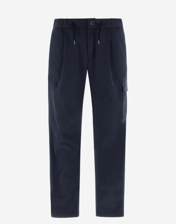 Herno Trousers | Trousers Resort Blue